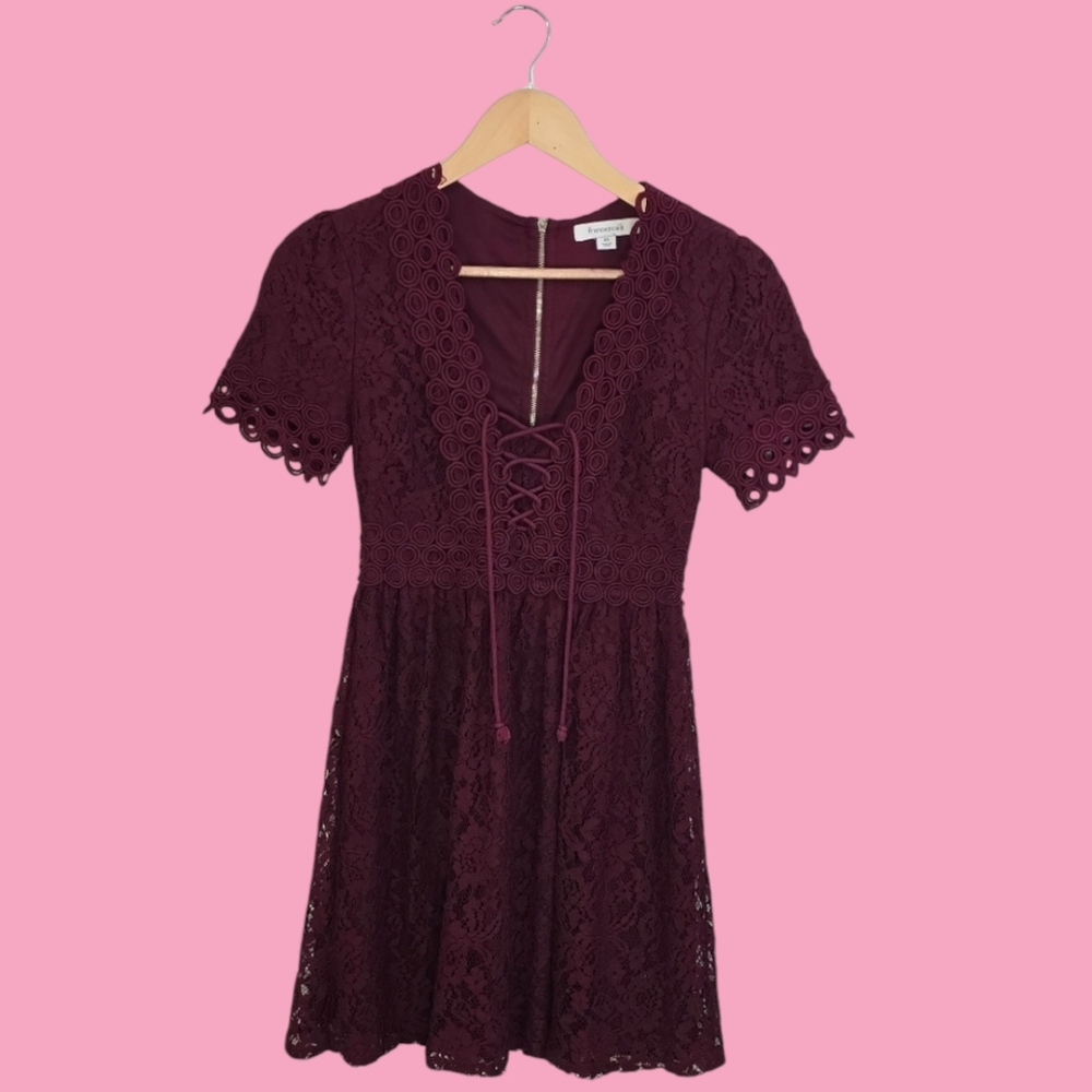 Francesca's Burgundy Dress